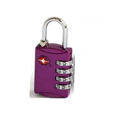Autek Popular Padlock with your 4-digit TSA purple suitcases and bags - B00VA2ANHC
